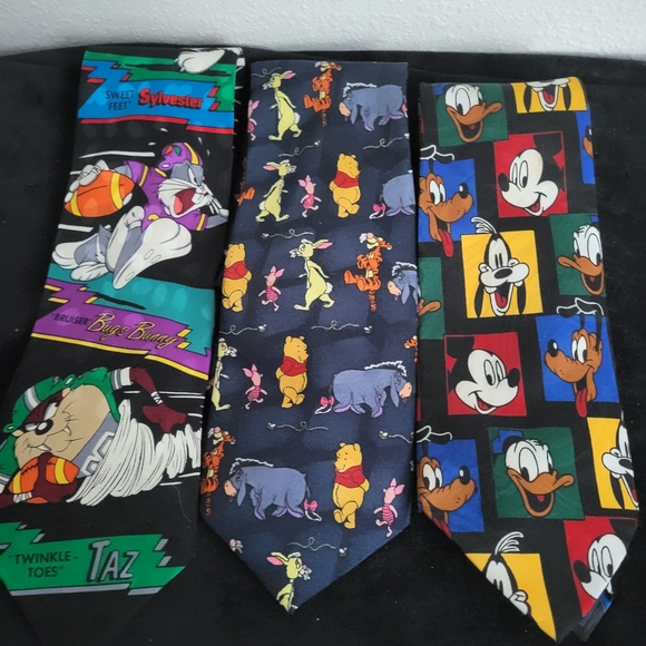 Bundled Set of Three Character Ties - Picture 5 of 5